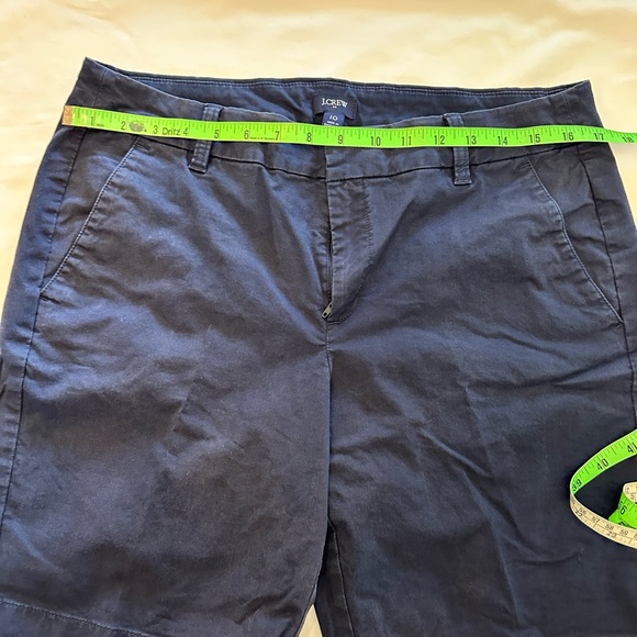 J. Crew Factory 9” Bermuda Chino Short, Size 10, Navy - Picture 5 of 5